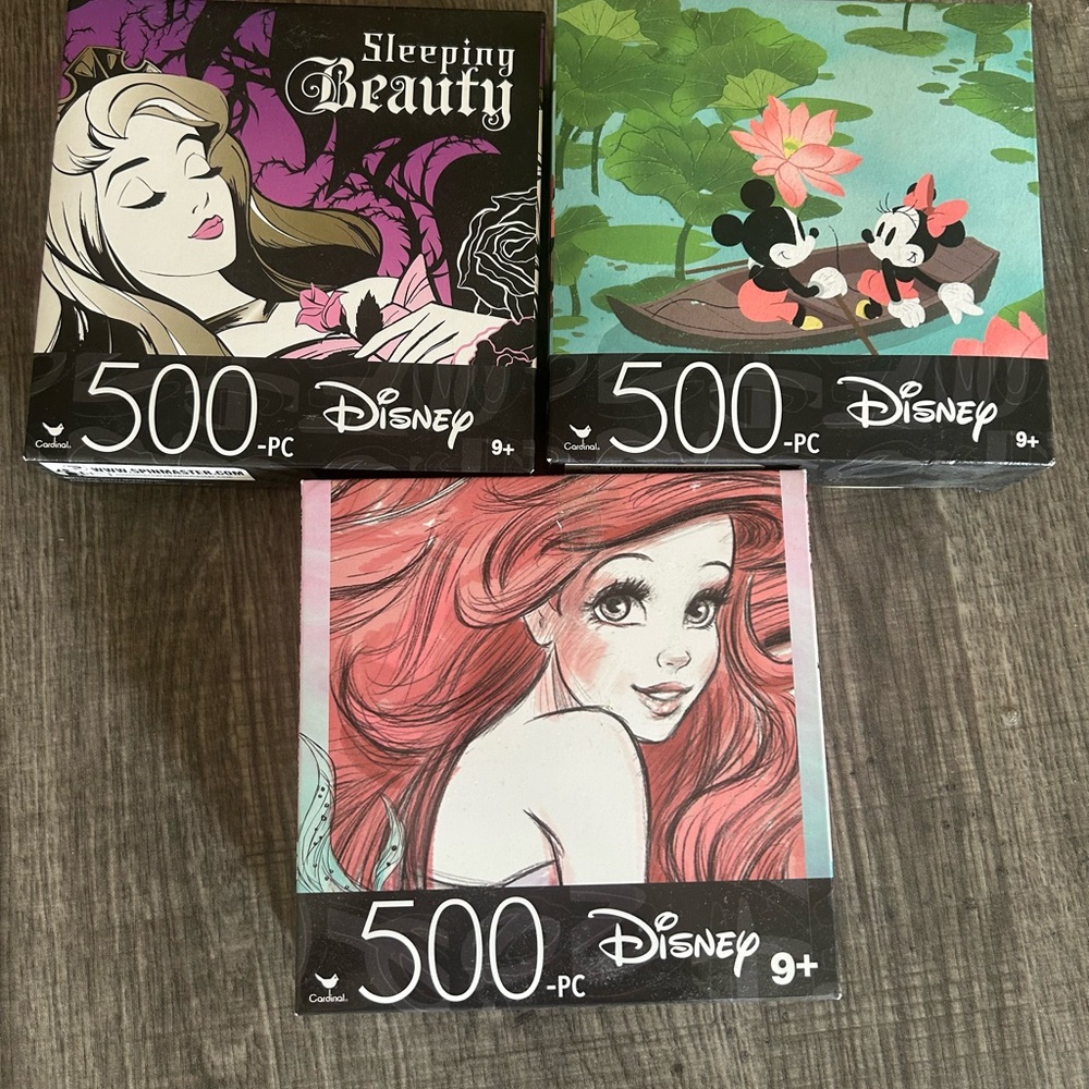 Disney 500-Piece Puzzle Set